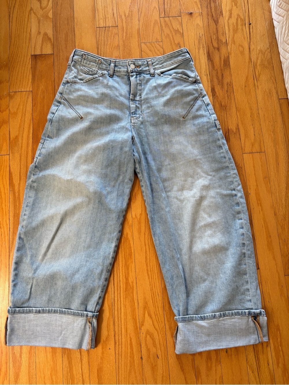 Pilcro Kayden High-Rise Carpenter Barrel Jeans, size 29 - Picture 2 of 4